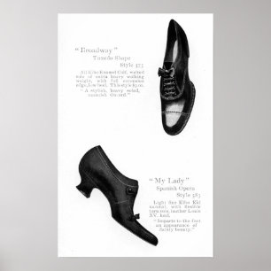 Poster de la page Catalogue de chaussures vintage