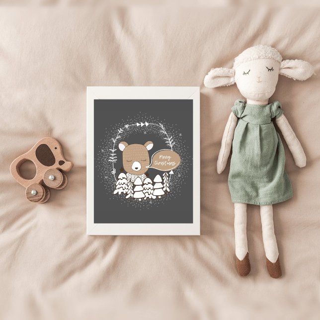 Poster de la pépinière de l'ours des bois (Créateur téléchargé)