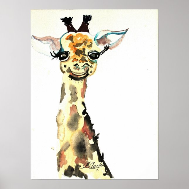 Poster de la petite girafe de CMCarlson (Devant)