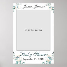 Poster de la photo baby shower