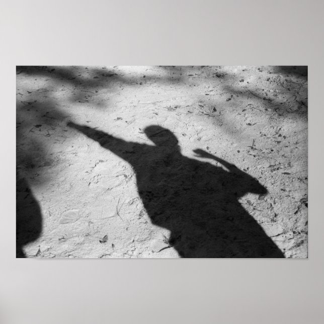 Poster de la photographie de lumière et d'ombre (Devant)