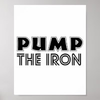 Poster De La Pompe De Fer Cover Gym Workster
