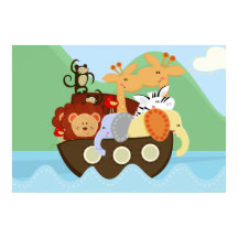 Poster de la pouponnière Noah's Ark Baby