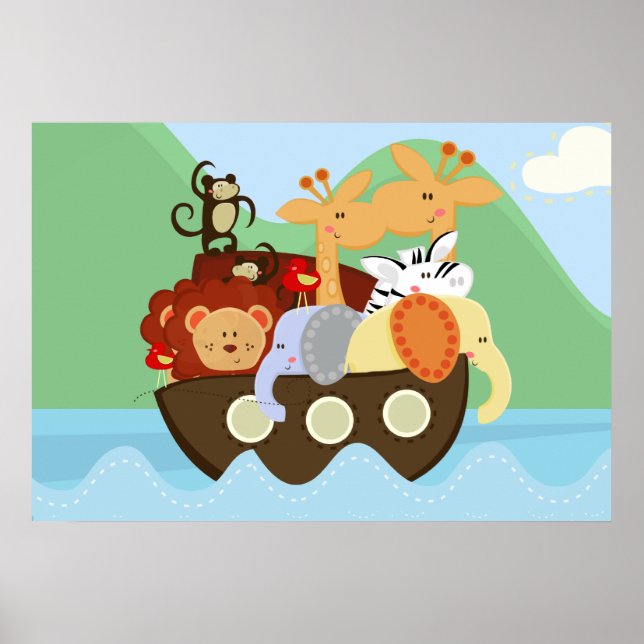 Poster de la pouponnière Noah's Ark Baby (Devant)