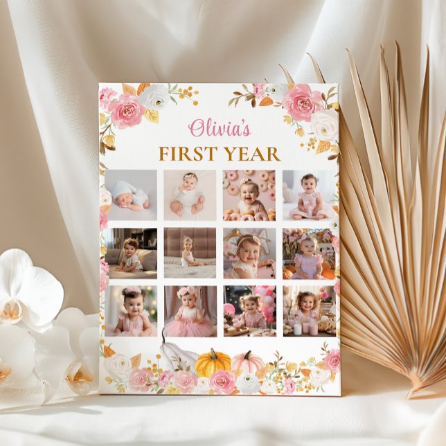 Poster de la première année de la photo Citrouille (Créateur téléchargé)