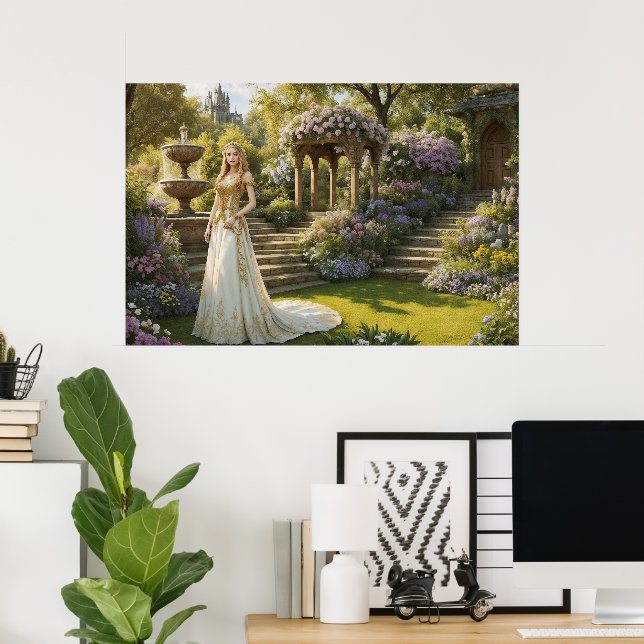 Poster De la princesse à la reine (Bureau à domicile)