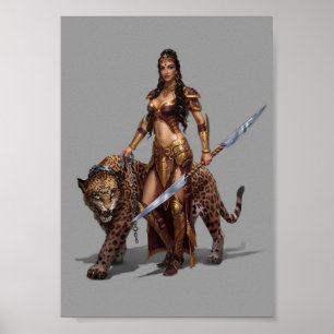 Poster de la princesse guerrière