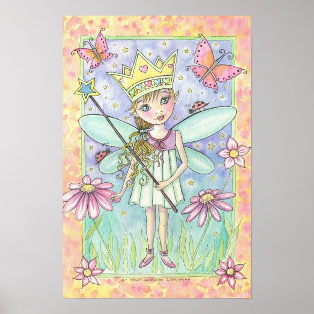 Poster de la Princesse Little Fairy par Molly Harr (Devant)