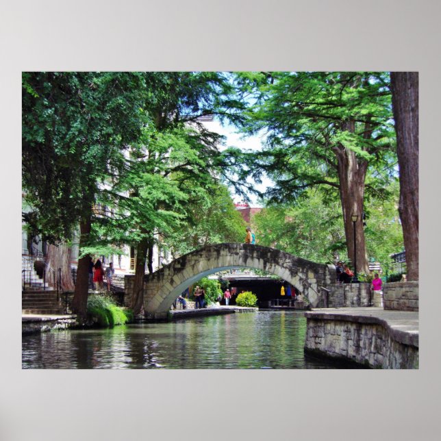 Poster de la promenade de la rivière San Antonio (Devant)