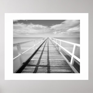 Poster de la promenade de plage