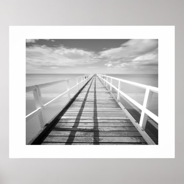 Poster de la promenade de plage (Devant)