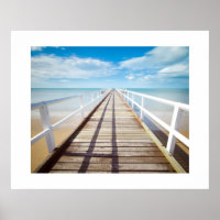 Poster de la promenade de plage