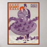 Poster de la publicité de la balle de bienfaisance