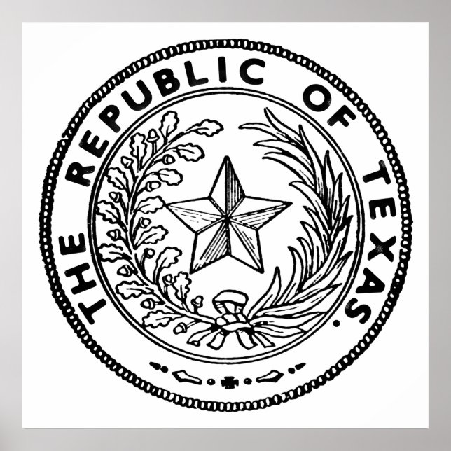 Poster de la République du Texas (Devant)