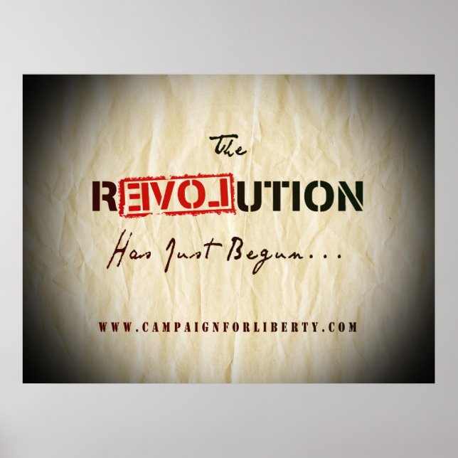 Poster de la révolution (Devant)
