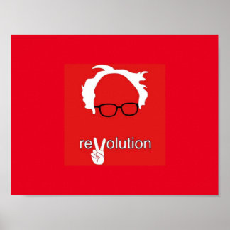 Poster de la révolution Bernie Sanders