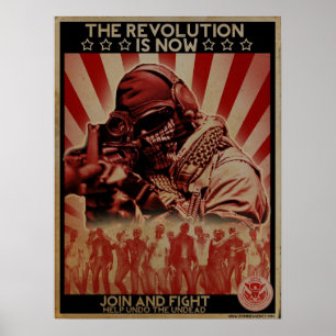 Poster de la révolution zombie - ZETA