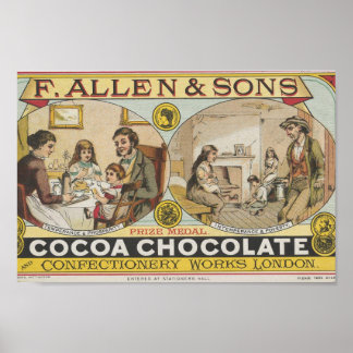 Poster de la revue Londres 1880