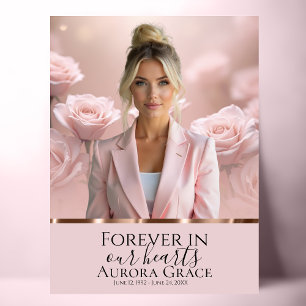 Poster de la Rose Rose Gold Memorial