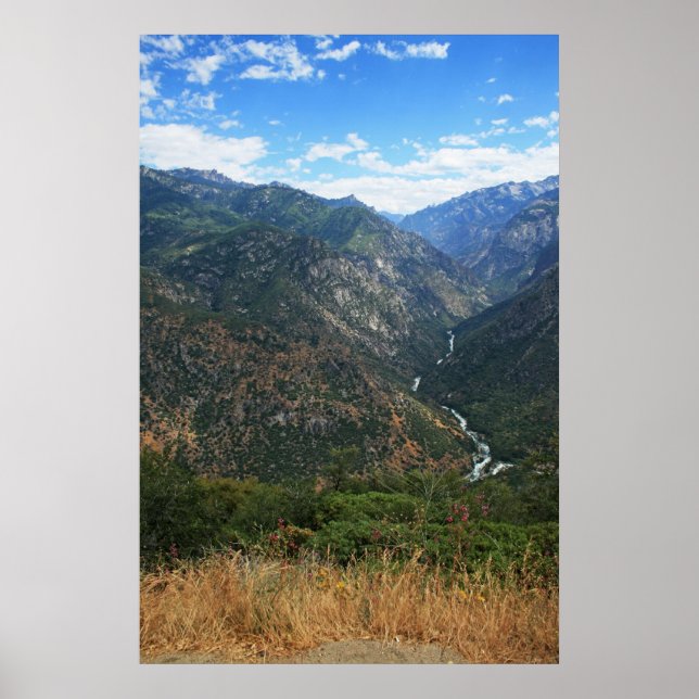 Poster De la route vers le canyon de Kings (Devant)