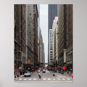Poster de la rue Chicago Madison