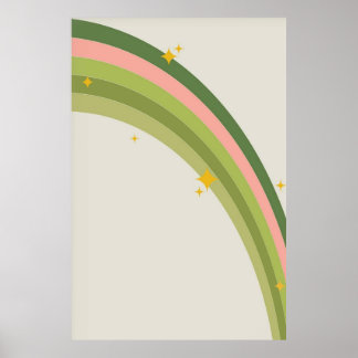 Poster de la Saint Patrick Arc-en-ciel