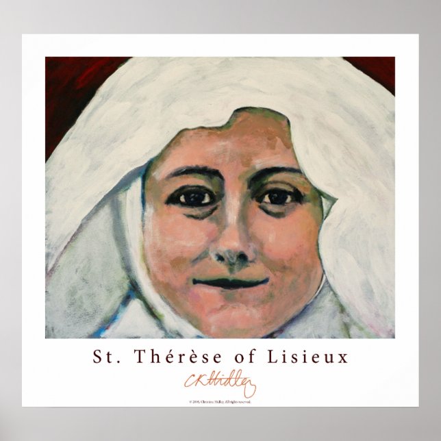 Poster de la sainte Thérèse de Lisieux (Devant)