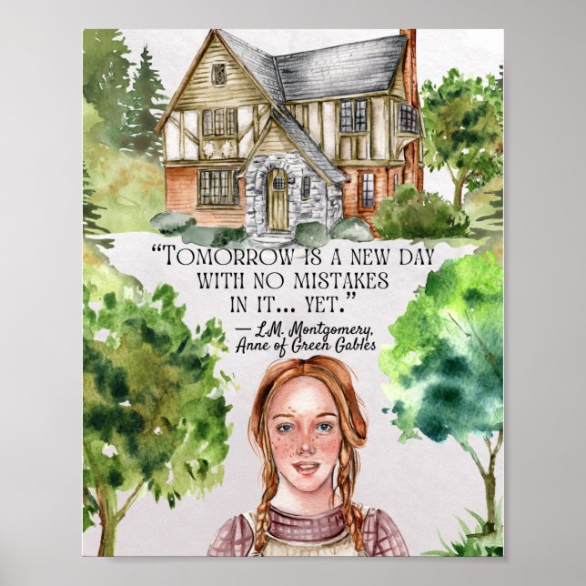 Poster de la salle de classe Anne of Green Gables (Devant)
