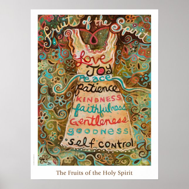 Poster de la salle de classe Fruits of the Holy Sp (Devant)