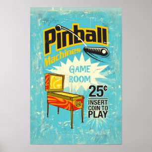 Poster de la salle de jeu Pinball Machines #11