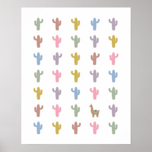 Poster de la salle de soins infirmiers Llama et Ca