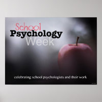 Poster de la Semaine de psychologie scolaire