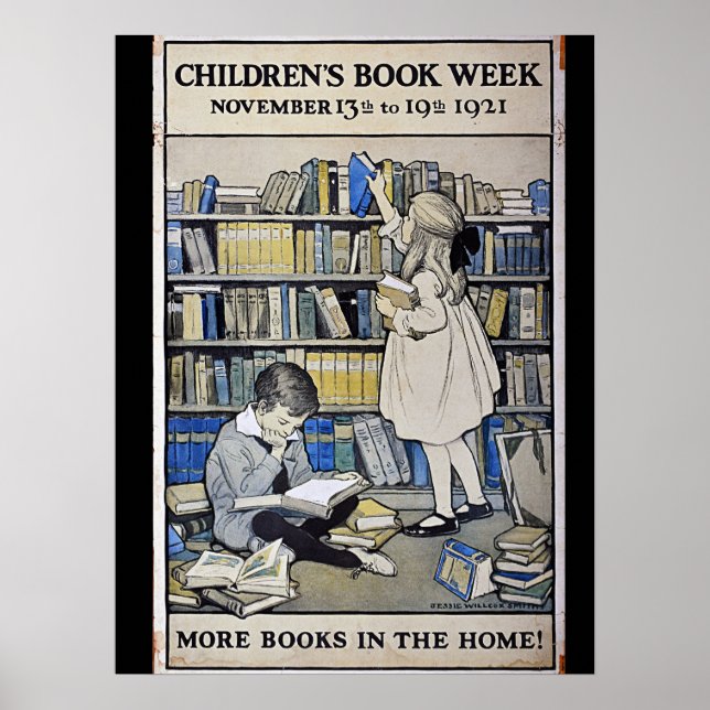 Poster de la Semaine du livre pour enfants 1921 (Devant)