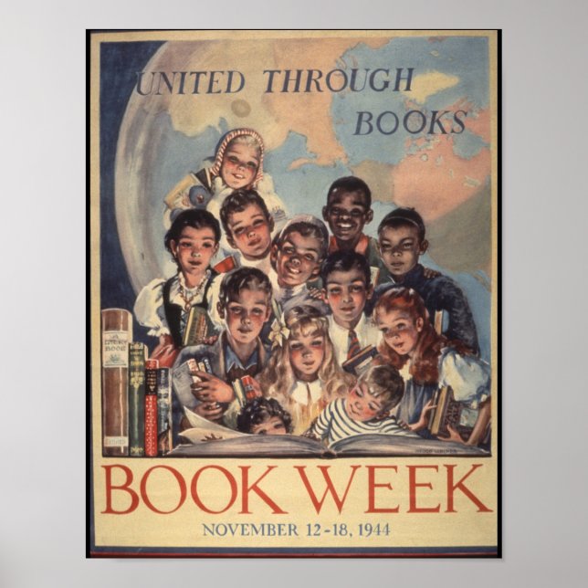 Poster de la Semaine du livre pour enfants 1944 (Devant)