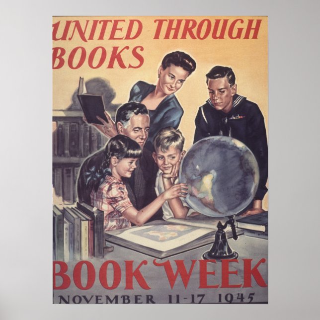 Poster de la Semaine du livre pour enfants 1945 (Devant)