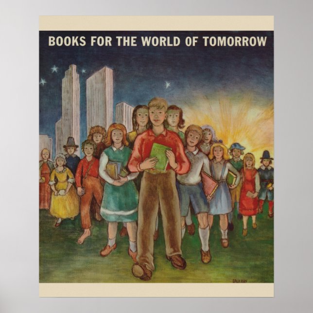 Poster de la Semaine du livre pour enfants 1947 (Devant)