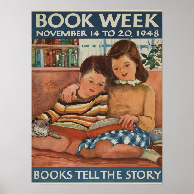 Poster de la Semaine du livre pour enfants 1948 (Devant)
