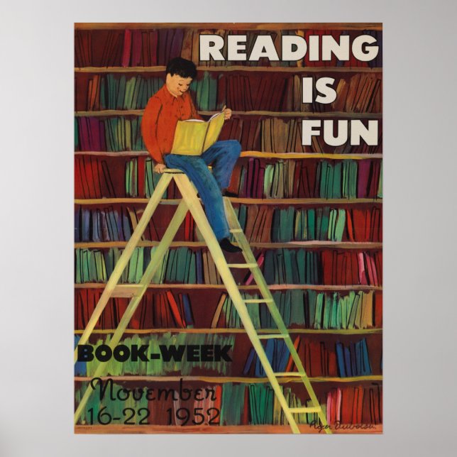 Poster de la Semaine du livre pour enfants 1952 (Devant)