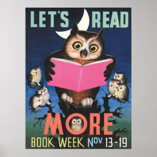 Poster de la Semaine du livre pour enfants 1955
