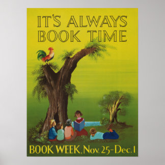 Poster de la Semaine du livre pour enfants 1956