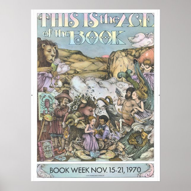 Poster de la Semaine du livre pour enfants 1970 (Devant)