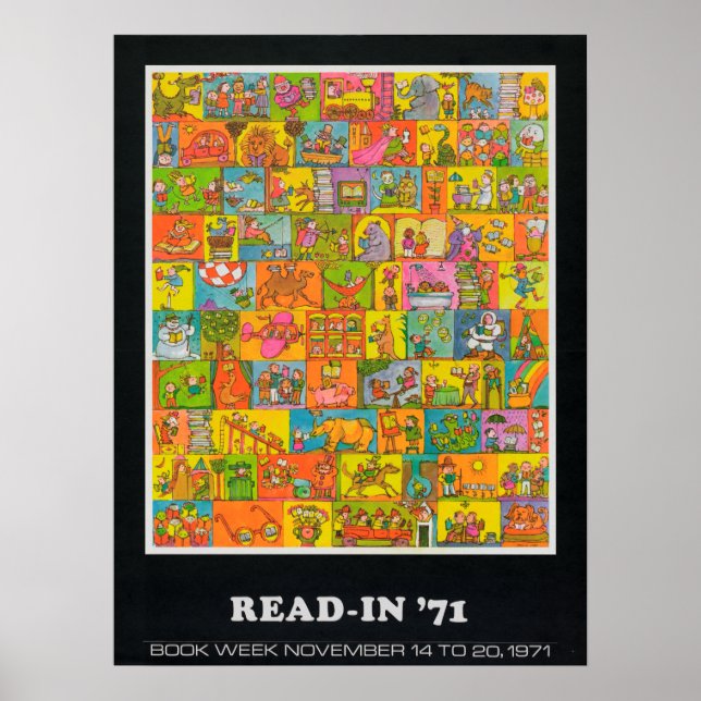 Poster de la Semaine du livre pour enfants 1971 (Devant)