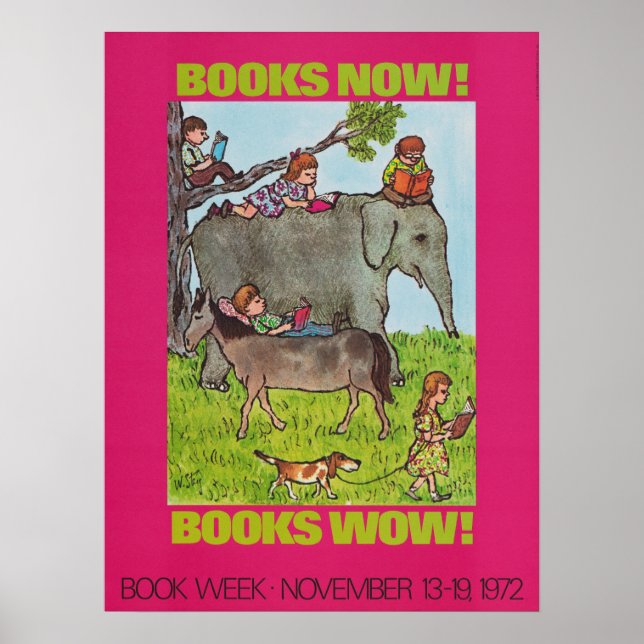 Poster de la Semaine du livre pour enfants 1972 (Devant)