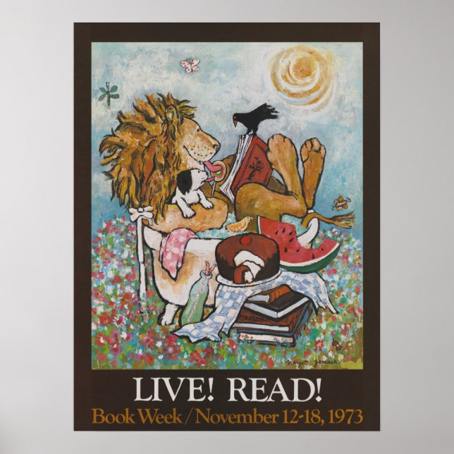 Poster de la Semaine du livre pour enfants 1973 (Devant)