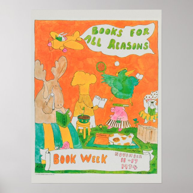 Poster de la Semaine du livre pour enfants 1974 (Devant)