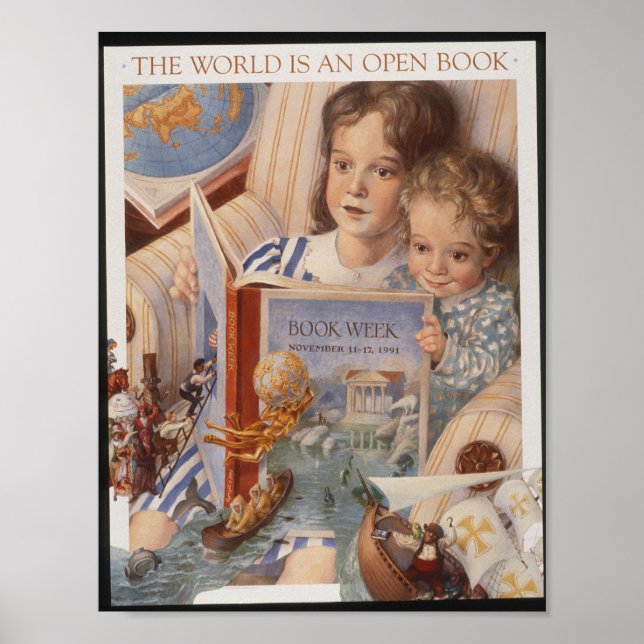 Poster de la Semaine du livre pour enfants 1991 (Devant)