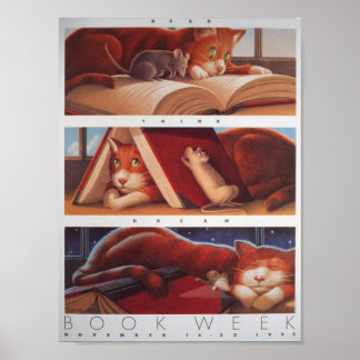 Poster de la Semaine du livre pour enfants 1992