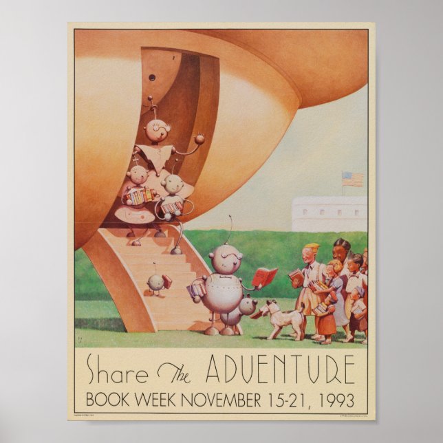 Poster de la Semaine du livre pour enfants 1993 (Devant)
