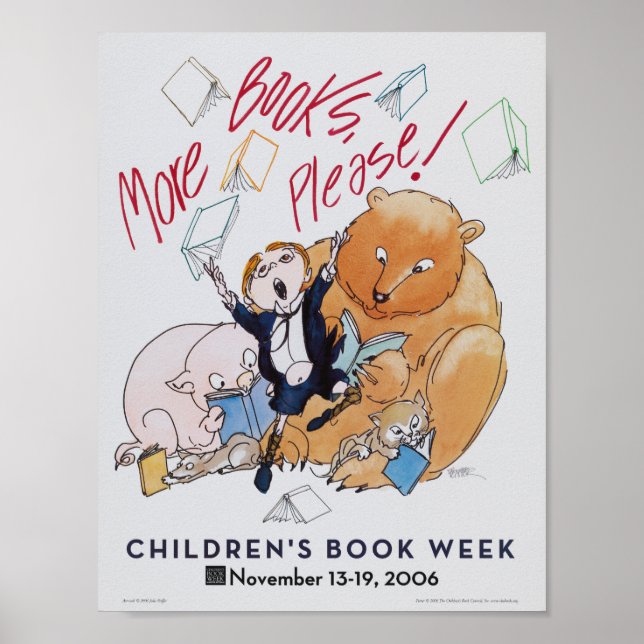 Poster de la Semaine du livre pour enfants 2006 (Devant)