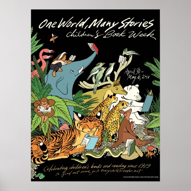 Poster de la Semaine du livre pour enfants 2018 (Devant)